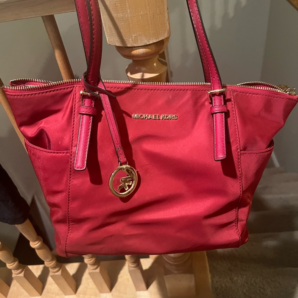 Michael Kors Cherry Red Tote